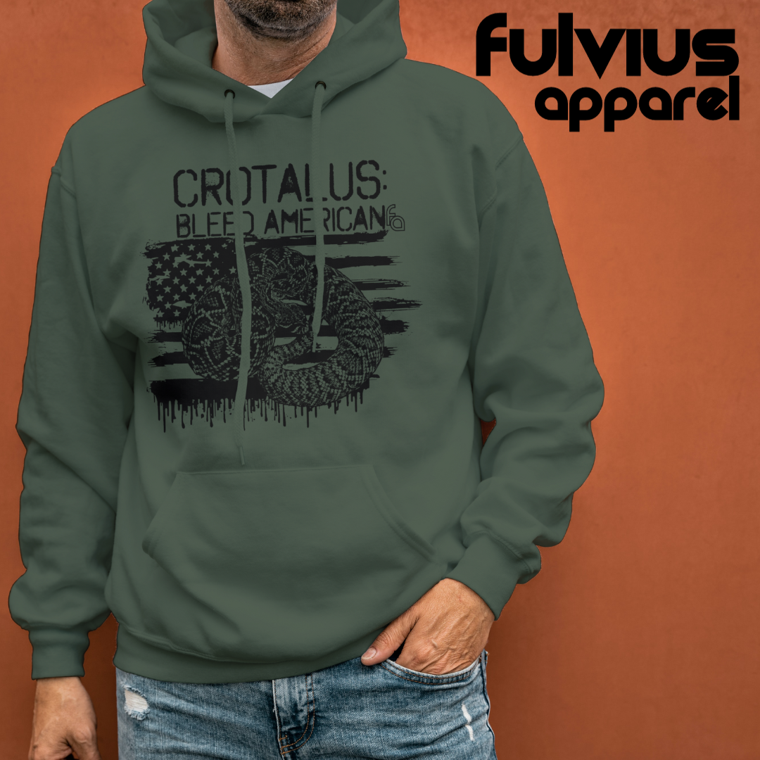 Crotalus: Bleed American | Rattlesnake Hoodie