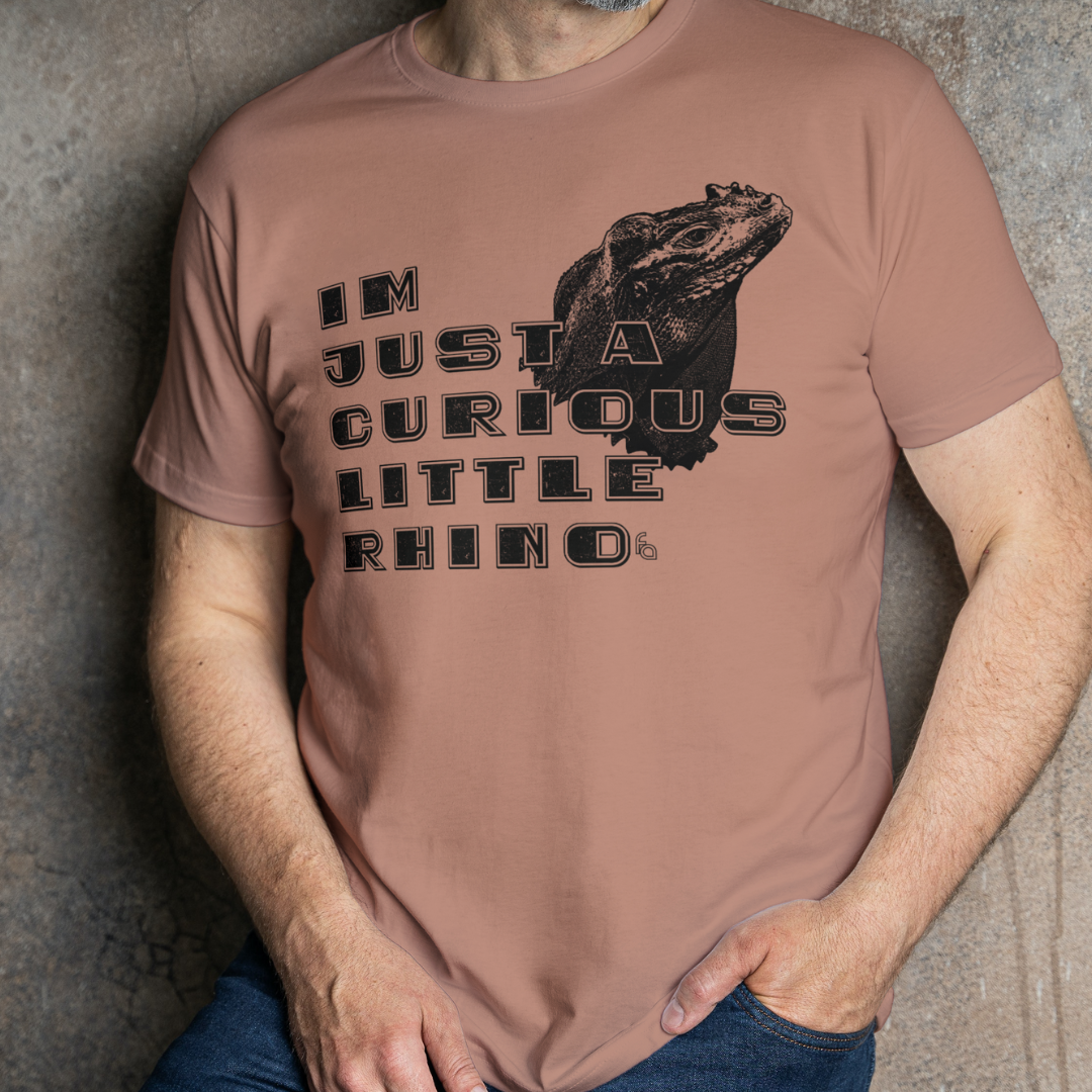 Curious Little Rhino | Cyclura Tee
