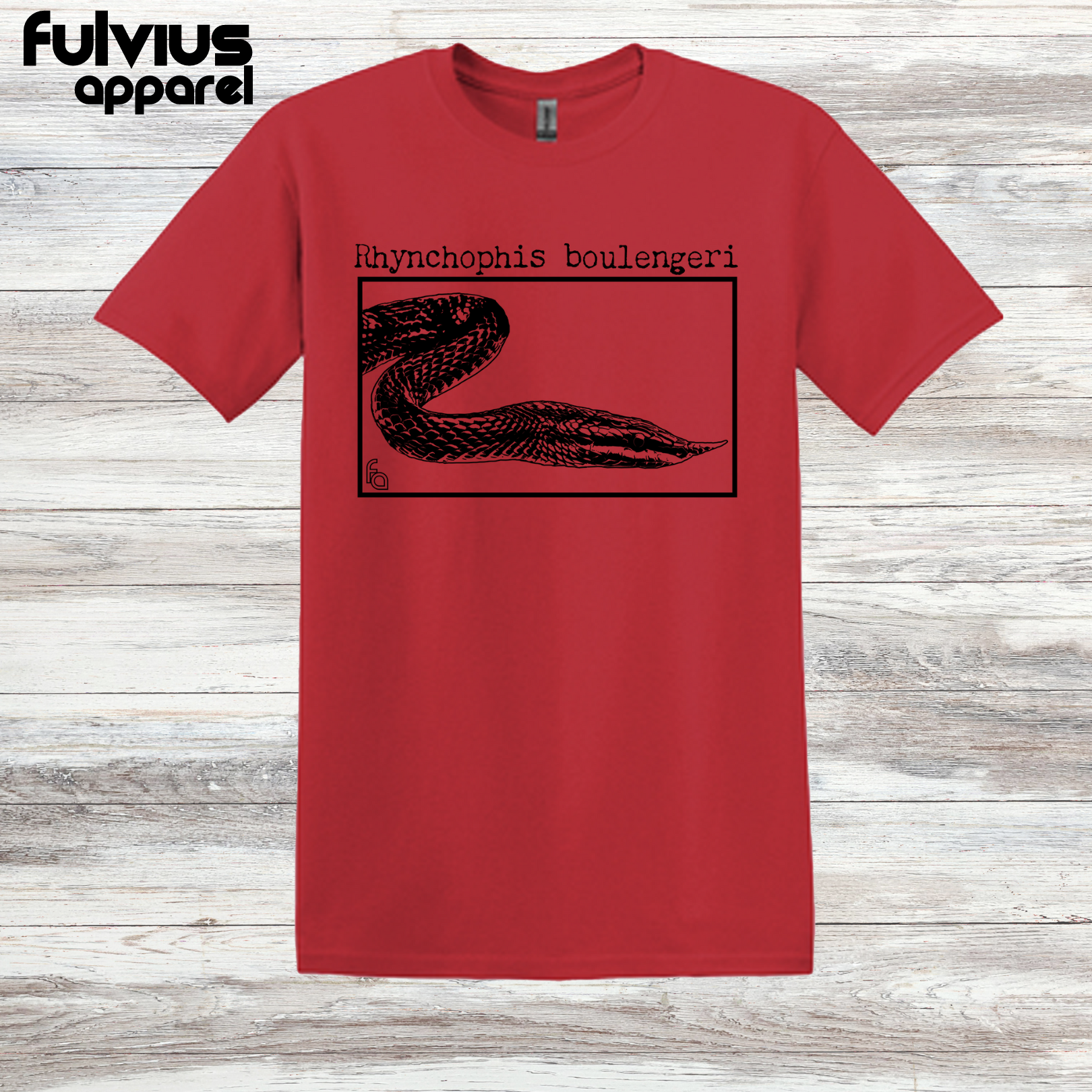 Rhynchophis boulengeri | Rhino Rat Snake Tee