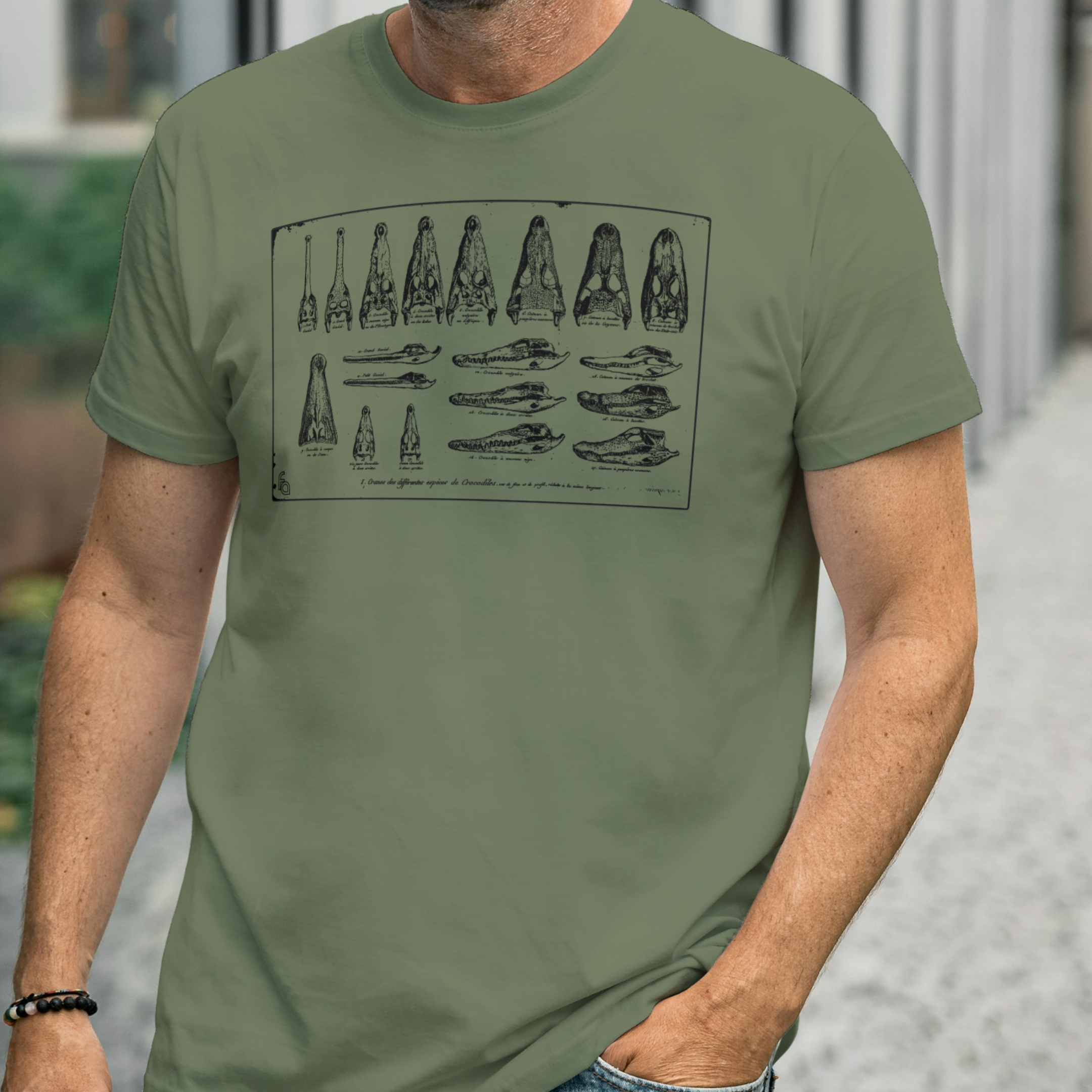 Croc Skulls Tee