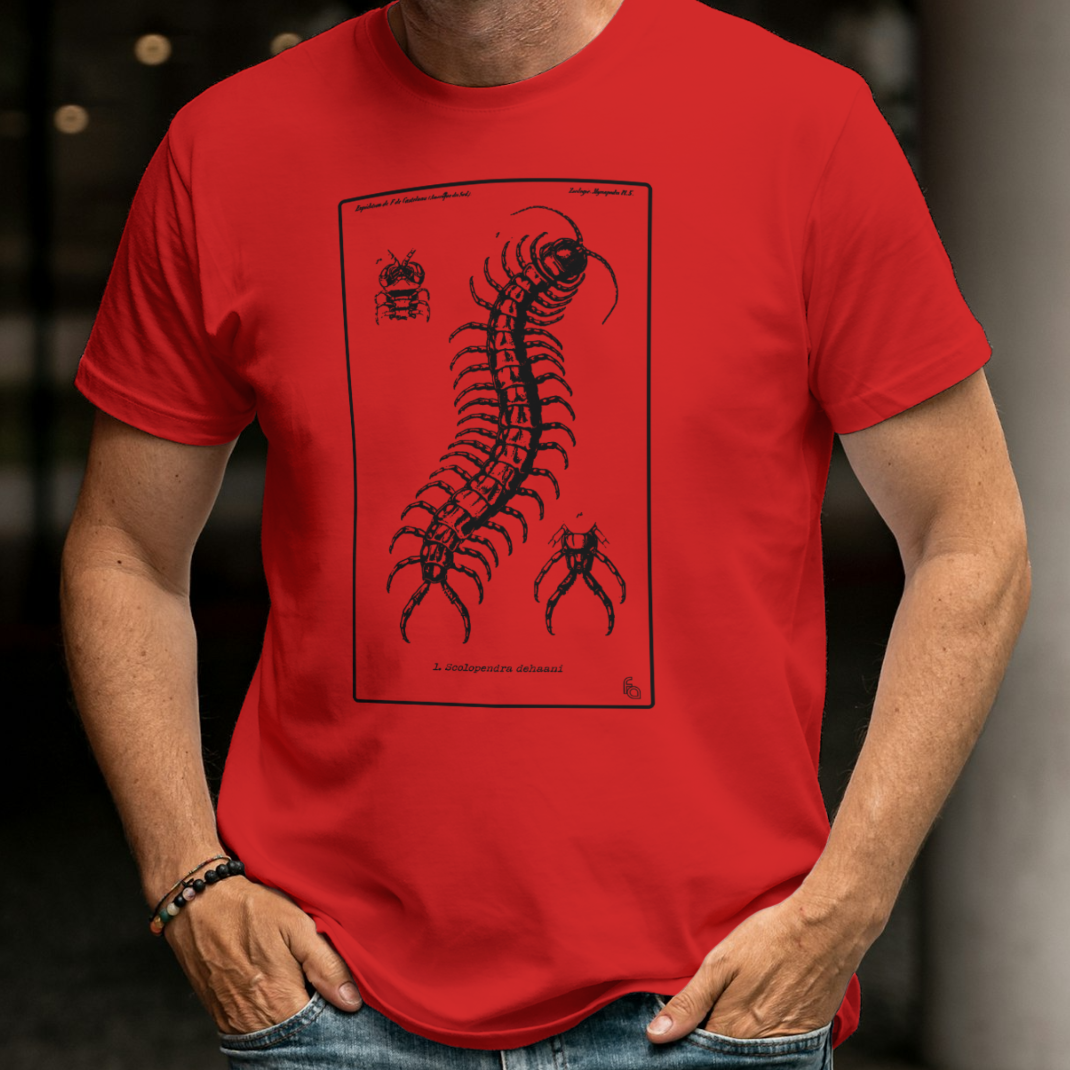 Scolopendra dehaani Centipede Tee