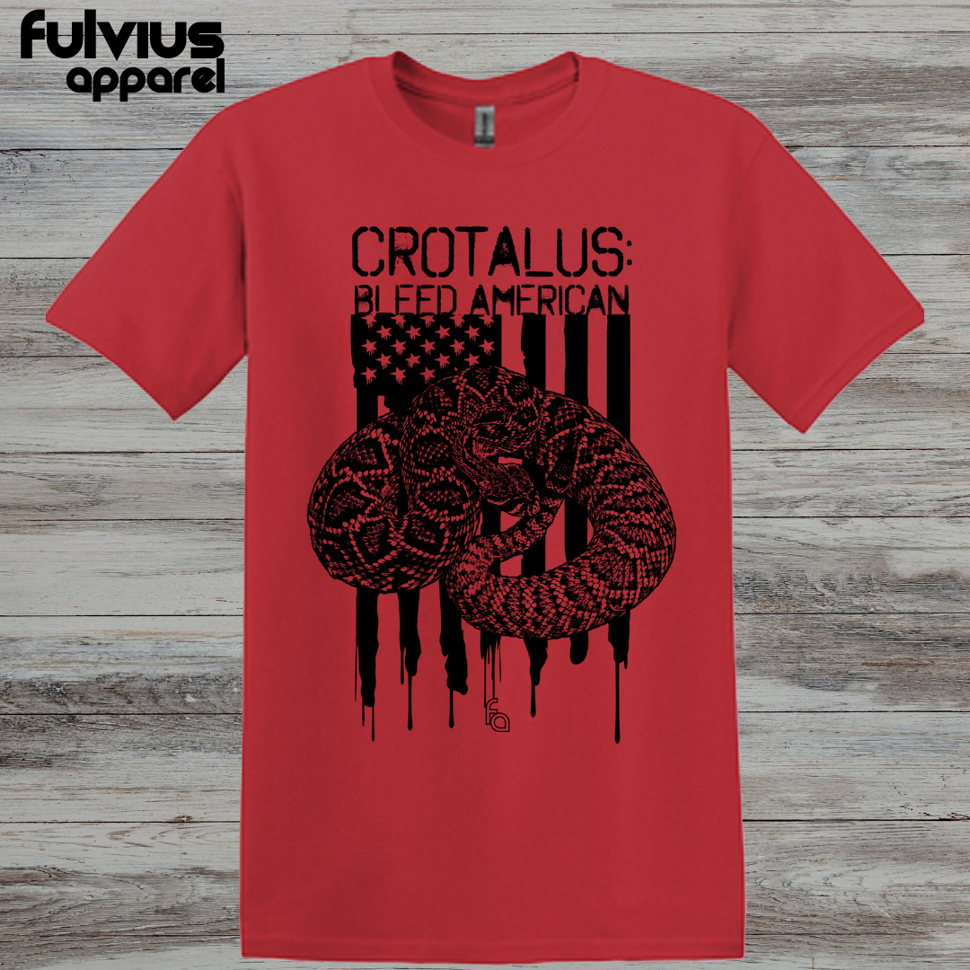 Crotalus: Bleed American Eastern Diamondback Rattlesnake Tee