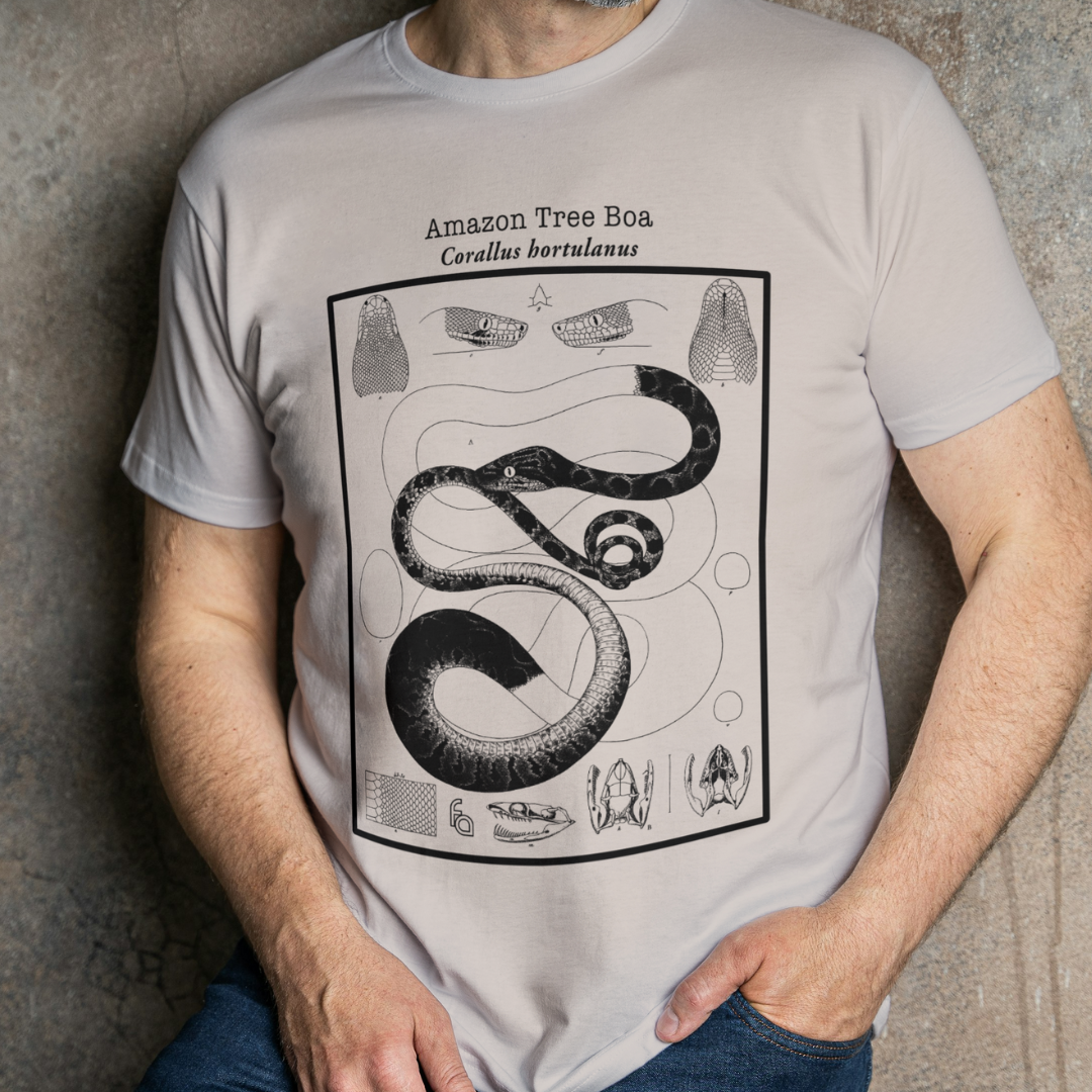 Vintage Corallus hortulanus Chart | Amazon Tree Boa Tee