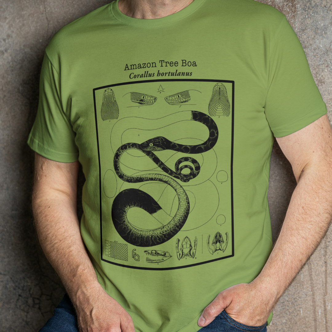 Vintage Corallus hortulanus Chart | Amazon Tree Boa Tee