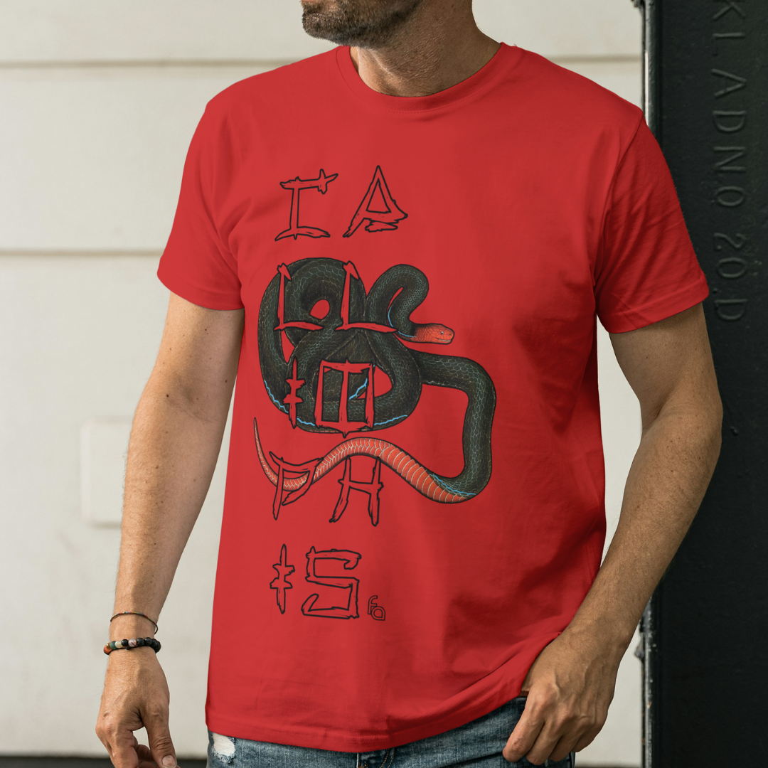 Calliophis bivirgatus | Blue Malayan Coral Snake Tee