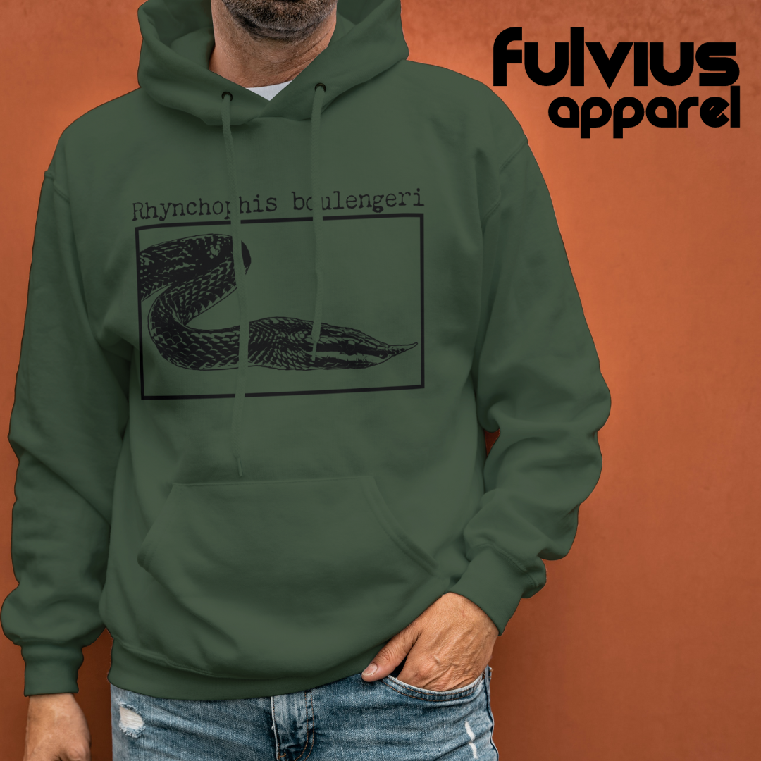Rhynchophis boulengeri | Rhino Rat Snake Hoodie