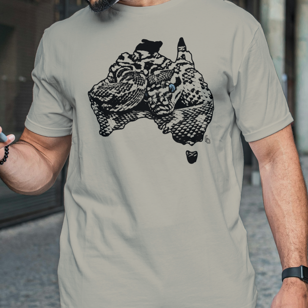 Rough-Scaled Python Tee | Morelia carinata Tee