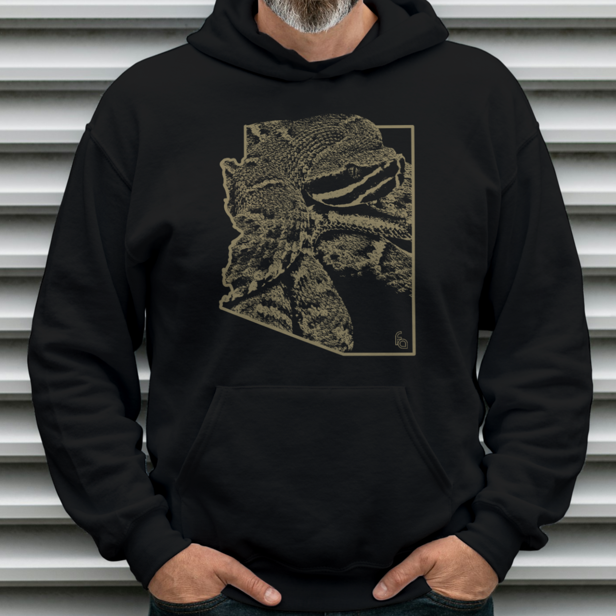 Ridge-Nosed Rattlesnake AZ Hoodie