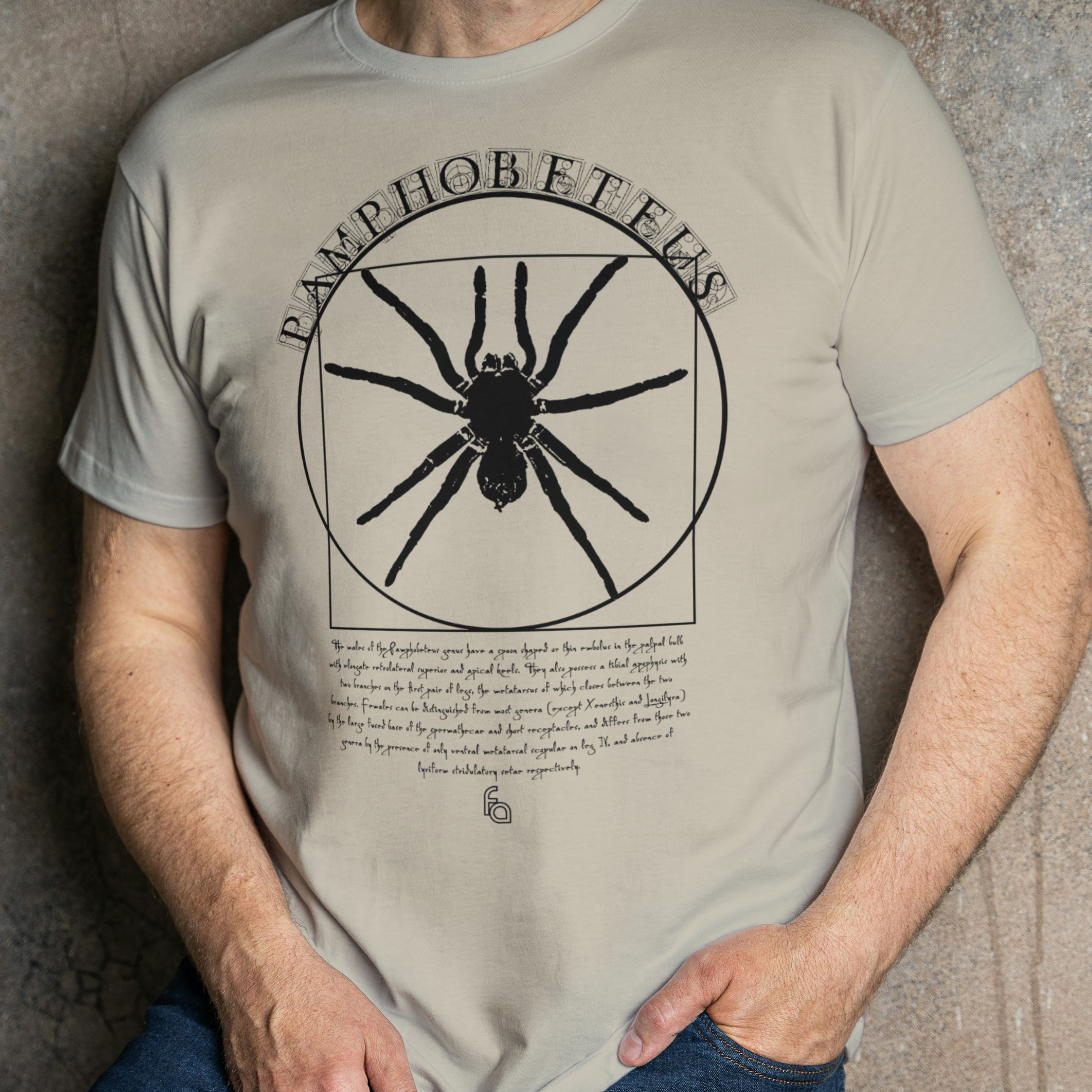 The Vitruvian Spider | Pamphobeteus Tee